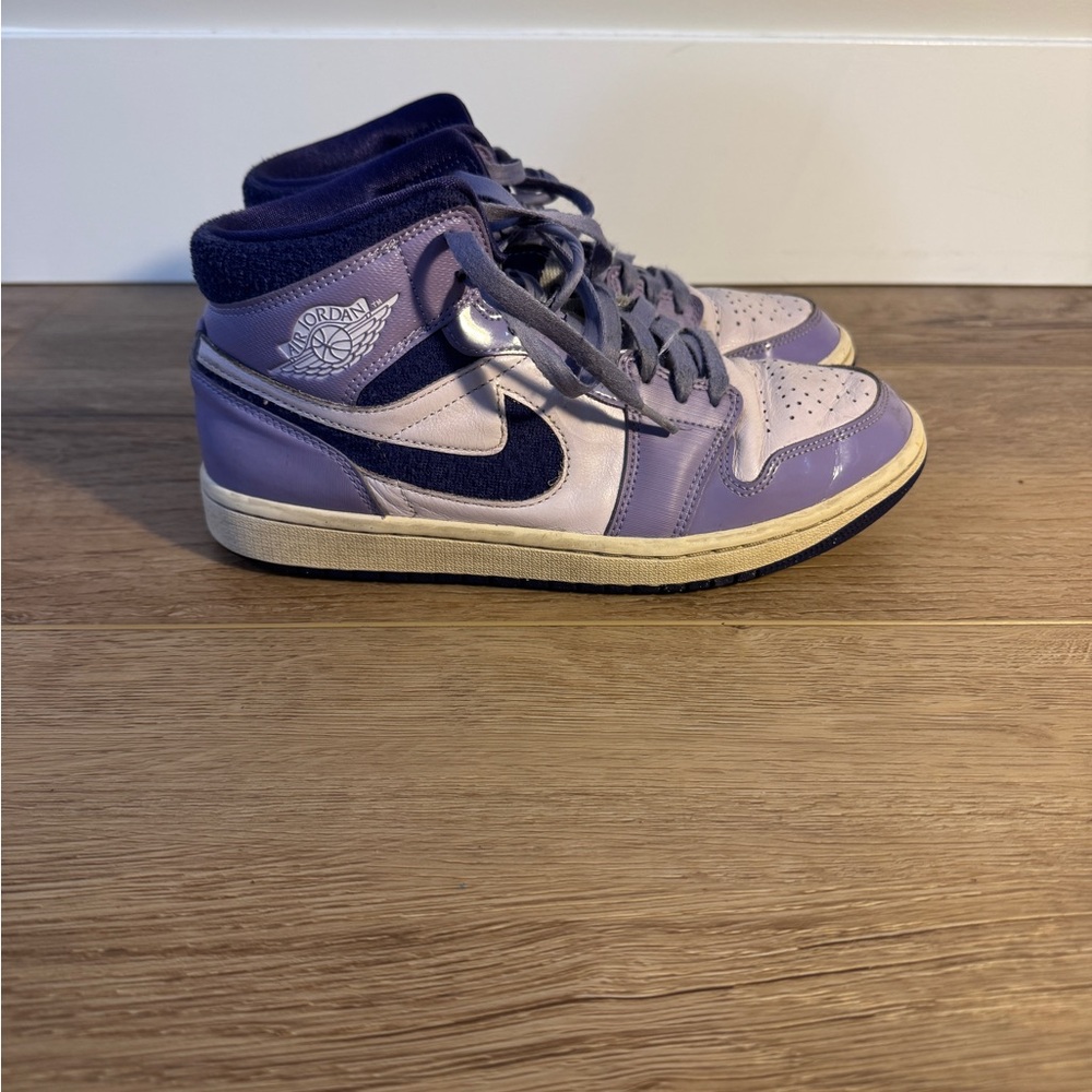 Purple Jordan Women's High Tops
